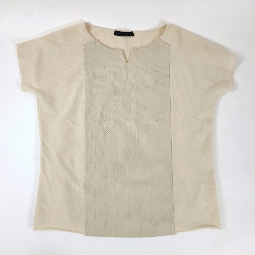 Fabiana Filippi Ivory Cashmere Top